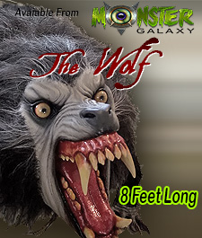 Lifesize Wolf Prop and Movie Wolf Replica Werewolf